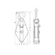 Блок однороликовий з гаком ТМ ABLE
