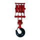 Triple pulley with hook