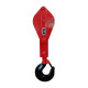 Triple pulley with hook