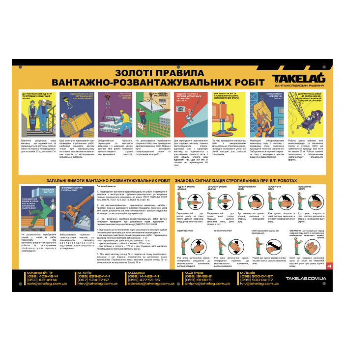 Плакати з охорони праці та пожежної безпеки