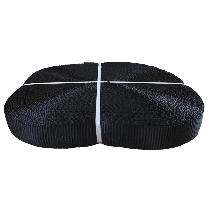 Polyester webbing for lashing straps 50 mm black (per 1 m)