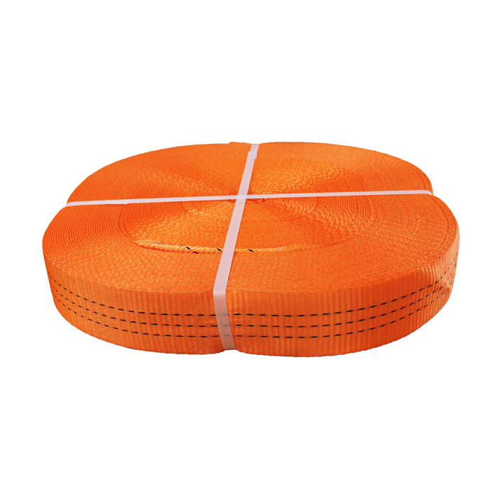 Polyester webbing for lashing straps 50 mm orange (per 1 m)