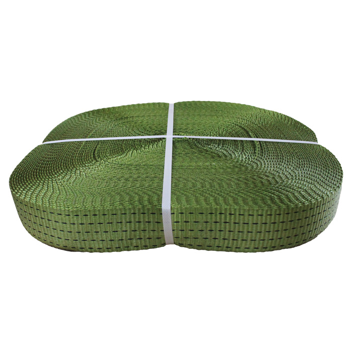 Polyester webbing for lashing straps 50 mm khaki (per 1 m)