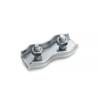 Duplex wire rope clip
